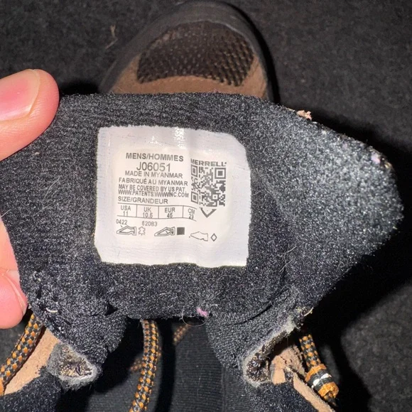 Merrell Moab 3 Men's Brown Hiking Shoes - Picture 4 of 4